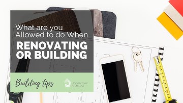Building and Renovation: What are you Allowed to do When Renovating or Building? |  S-00 Ep 02