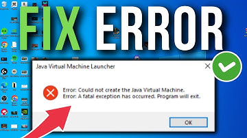 How To Fix Error Could Not Create The Java Virtual Machine - Full Tutorial