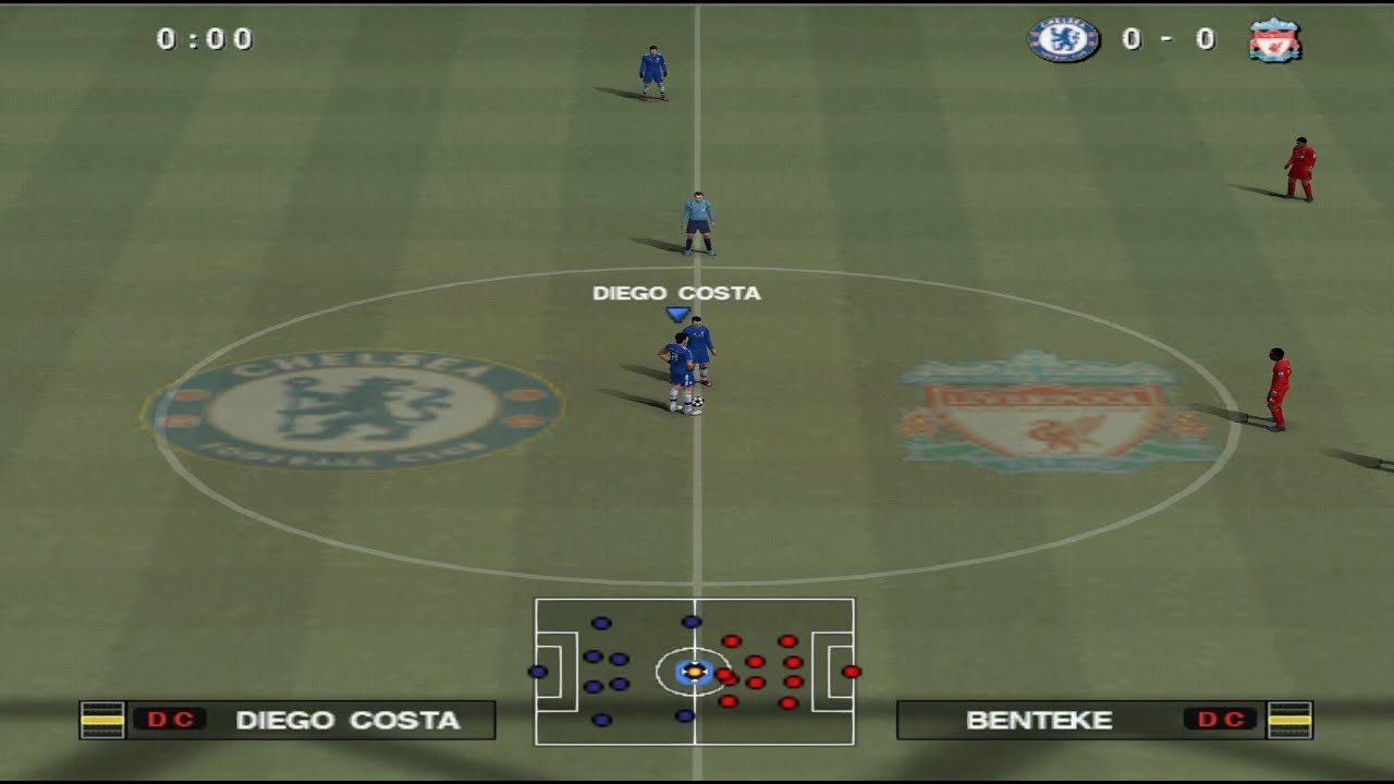 Pro Evolution Soccer 2016 - Chelsea vs Liverpool | PS2