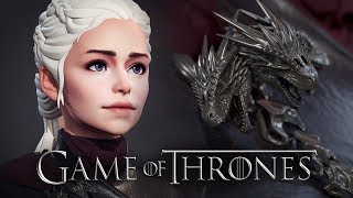Дейенерис Таргариен | 3D модель | Игра Престолов Дейенерис Таргариен | 3D модель | Игра Престолов