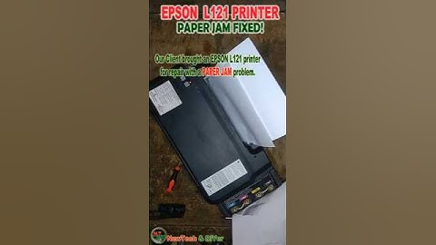 EPSON L121 Paper Jamming Fixed in Seconds! #EpsonL121 #PrinterFix #PaperJam #PrinterProblem