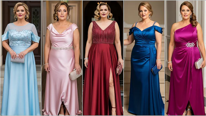 Satin Plus Size Mother of the Bride Dresses | Elegant & Comfortable Wedding Fashion