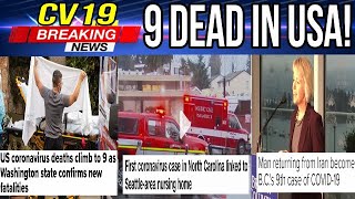 9th Death In US, More Cases Confirmed (CV News)