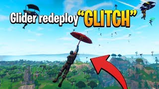 I told them there was a GLITCH for redeploying gliders mid air...