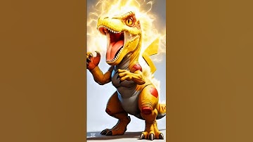 What Happens When Dinosaurs Meet Pokémon? #shorts #pokemon #dinosaurs #viralshorts #ai