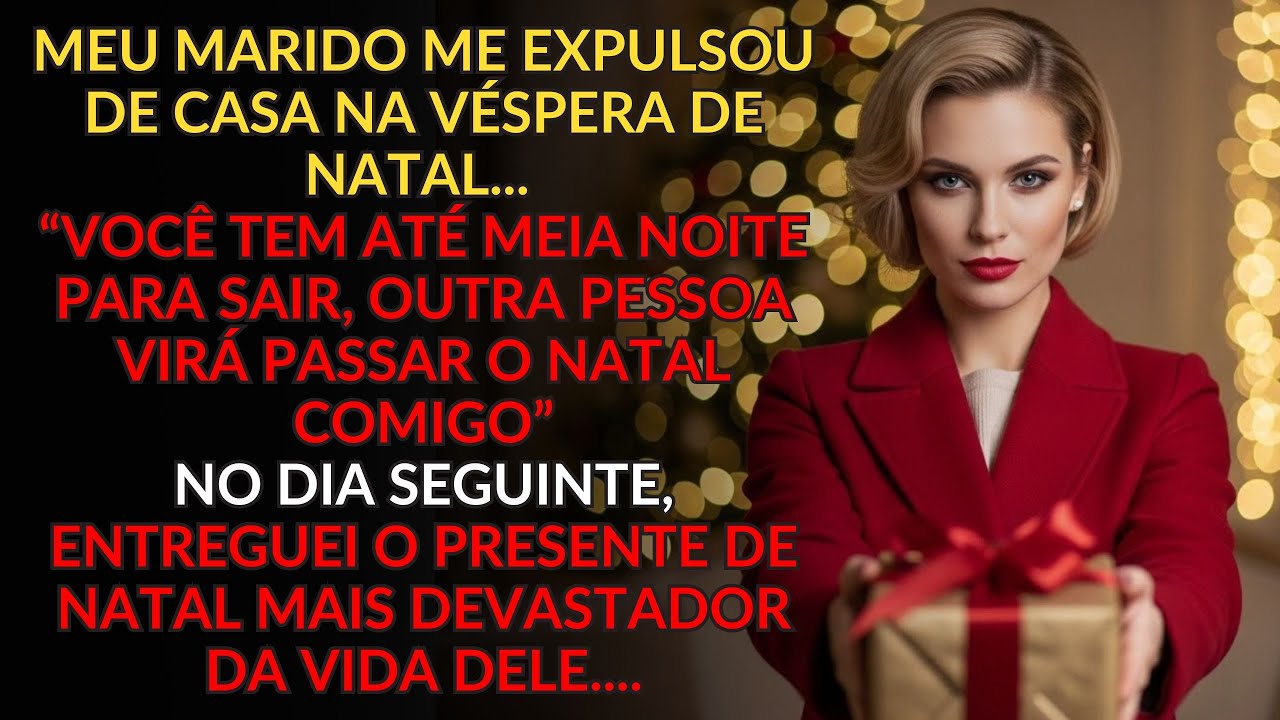 Meu marido me expulsou de casa na véspera de Natal… no dia seguinte, enviei um presente inesquecível