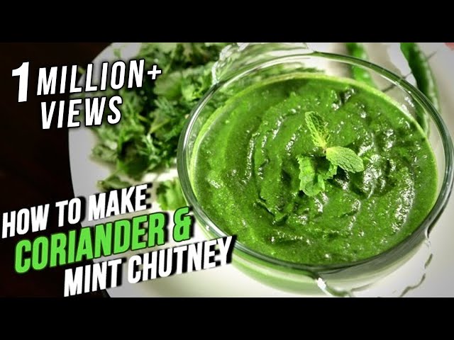 How To Make Coriander Mint Chutney | Easy Recipe By Ruchi Bharani | Basic Cooking | Rajshri Food