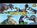 Battle Royale of All Large Carnivore & Special Herbivore Dinosaurs 🦖 Jurassic World Evolution 2