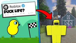 Making DUCK LIFE in Roblox