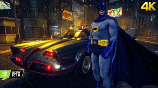 Batman Arkham Knight - CLASSIC BATMAN Suit From TV Show Gameplay (4K 60FPS)