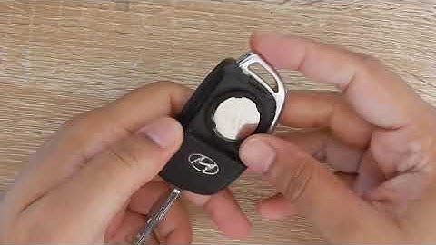 hyundai i20 smart key battery replacement