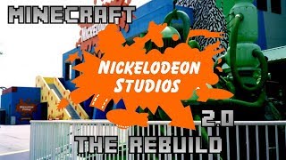 Minecraft Nickelodeon Studios 2.0 Live Stream Day 1