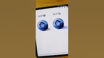 Perfect Shadow Trick 🫐 #procreate #shorts #art #watercolor