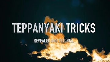 (Hibachi tricks)how to set up your spatula the proper way