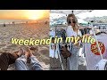 weekend in my life: flea market, beach night & cleaning!