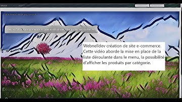 PHP 7 Menu déroulant catégories