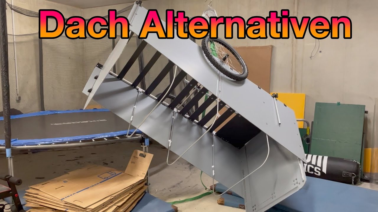 Fahrradwohnwagen als Trolley - Dach Alternativen