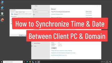 How to Synchronize Time and Date Between Client PC and Domain Controller Using Command Prompt