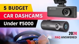 Best Dash Cam Under ₹5000 in India  Entry Level Car Dash Cams 2024 // Best Budget Dash Cam For Car