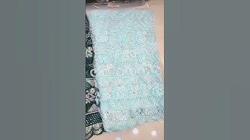 embroidery sequence work net fabrics 250 per meter wholesale price loose cutting 20 extra per meter