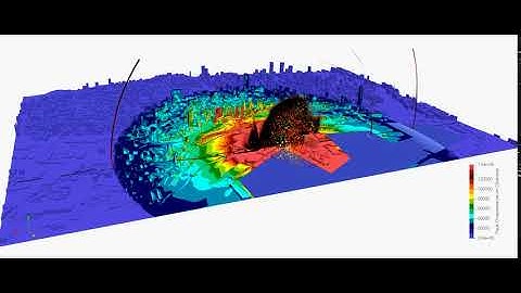 Beirut Ammonium Nitrate explosion simulation