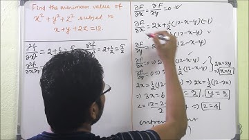 Lecture 42 - Multivariable Optimization with equality constraints | Direct Substitution Method