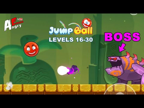 ?Color Ball Run (Jump Ball) - Levels 16-30 + BOSS / Gameplay Walkthrough (Android Game)