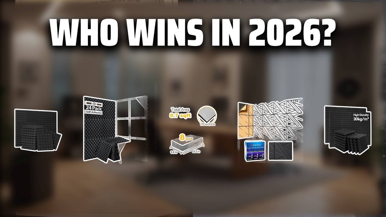 The Top 5 Best Sound Panels in 2026 - Must Watch Before Buying!