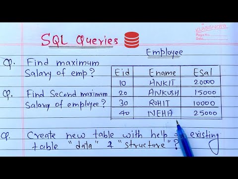 Top SQL Queries for Interview | Must Do SQL Interviews Queries