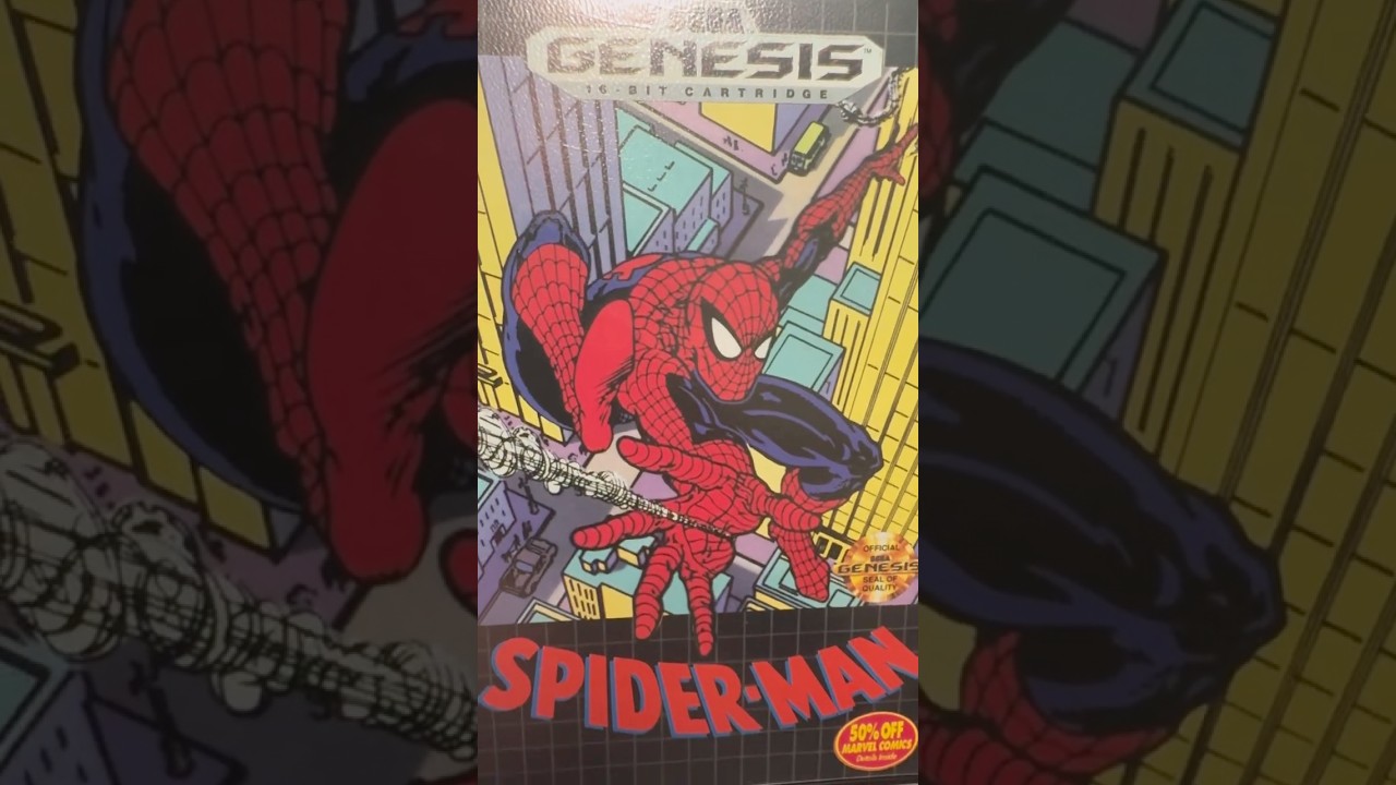 Spider-Man Sega Genesis 1991! #spiderman #sega #segagenesis #marvel #1991 #retrogaming #genesis