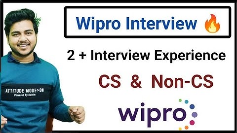 2 + Wipro Interview Experiences 2022 | How to Answer in Wipro Interview |  |3.5 LPA Project Engineer