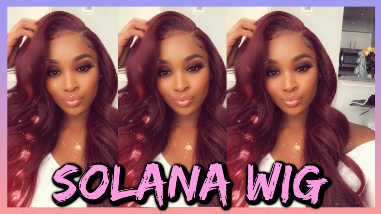 Fall Wig | Cloud 9 | Sensationnel Burgundy Solana Swiss Lace Wig | WHAT LACE?