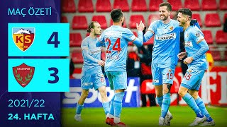 ÖZET: Yukatel Kayserispor 4-3 Atakaş Hatayspor | 24. Hafta - 2021/22