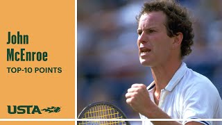 John McEnroe | Top10 Points | US Open