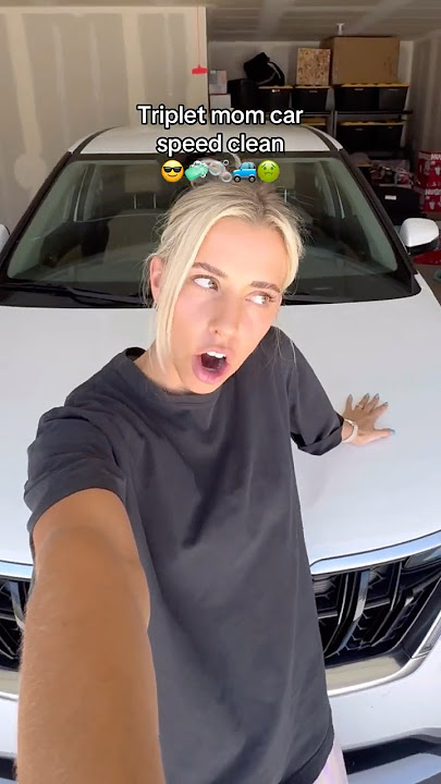 The DIRTIEST the mini van has ever been😭🫣 #mom #triplets #toddlers #toddlertok #dayinthelife