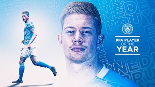 DE BRUYNE SECURES PFA AWARD FOR THE SECOND YEAR RUNNING!