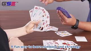 GSE Games & Sports Expert Card Games Set:Go Fish,Old Maid,Crazy Eights,Memory Match,Slap Jack,War