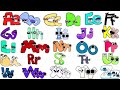 Alphabet Lore Snakes transform Uppercase and Lowercase Letters ABC from o (A-Z)