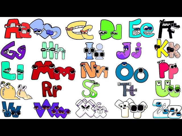Lowercase Alphabet Lore - All Letters (A-Z) by g4merxethan on