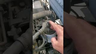 2003 ISUZU NPR NO START. How to prime injector pump after out of fuel or sitting too long. easy!! screenshot 3