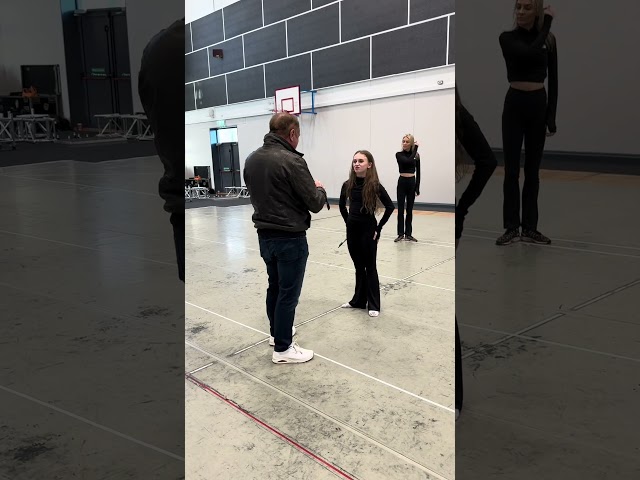 Rehearsals with Michael Flatley for the 30th anniversary show