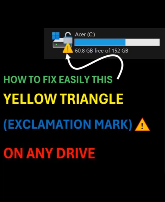 How to fix the exclamatory mark problem | how to remove exclamation ...