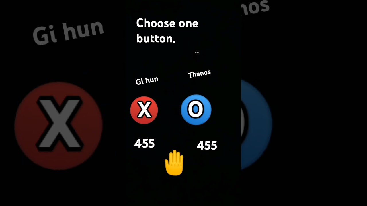 you have to choose only one button leave or continue the gamel 
