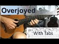 Overjoyed  stevie wonder  solo fingerstyle guitar