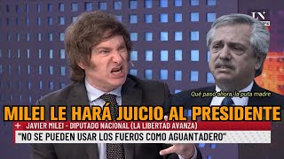 💣 Milei Le Hará Juicio Al Presidente Alberto Fernández 💣- Javier Milei En Luis Majul 26/8/2022
