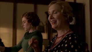 Boardwalk Empire season 5 - Eli and his wife are over at Van Alden and Sigrid's house for dinner