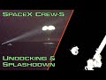 Crew-5 Undocking &amp; Splashdown