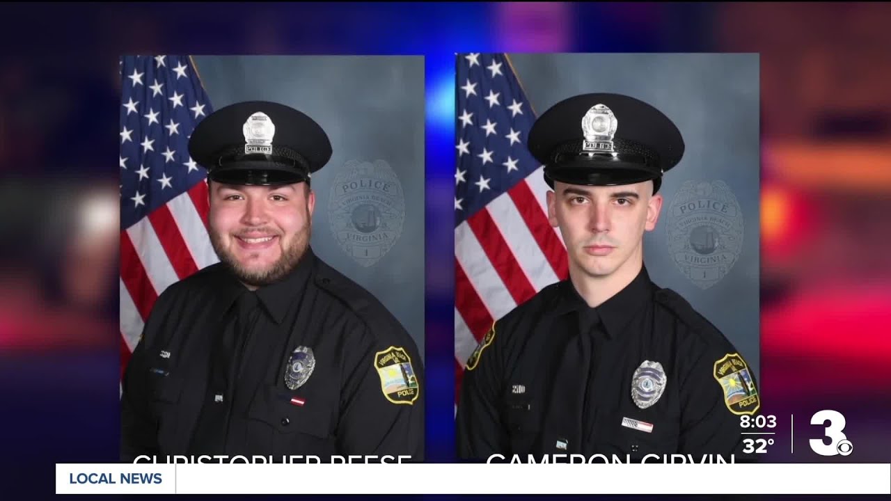 Traffic stop turned deadly, two Virginia Beach police officers with ...