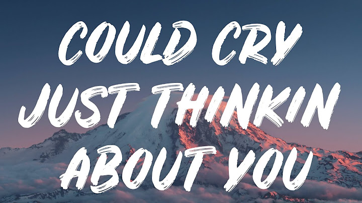 Troye Sivan - Could Cry Just Thinkin About You (Lyrics)