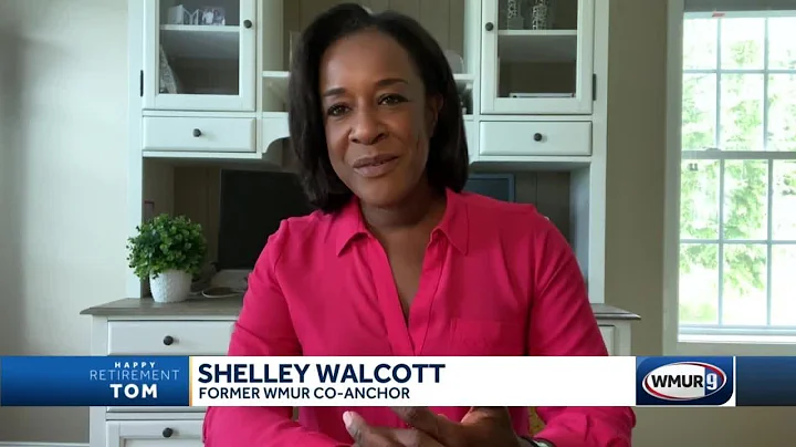 Former co-anchor Shelley Walcott wishes Tom Griffi...